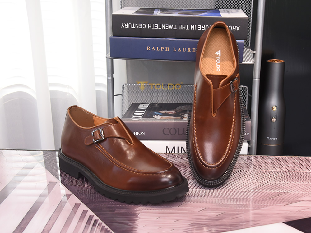 Giày cao 7cm đế eva siêu nhẹ da thật 2